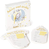 Carte Blanche Tiny Tatty Teddy baby shower prediction and advice cards for party decor and guest keepsakes.