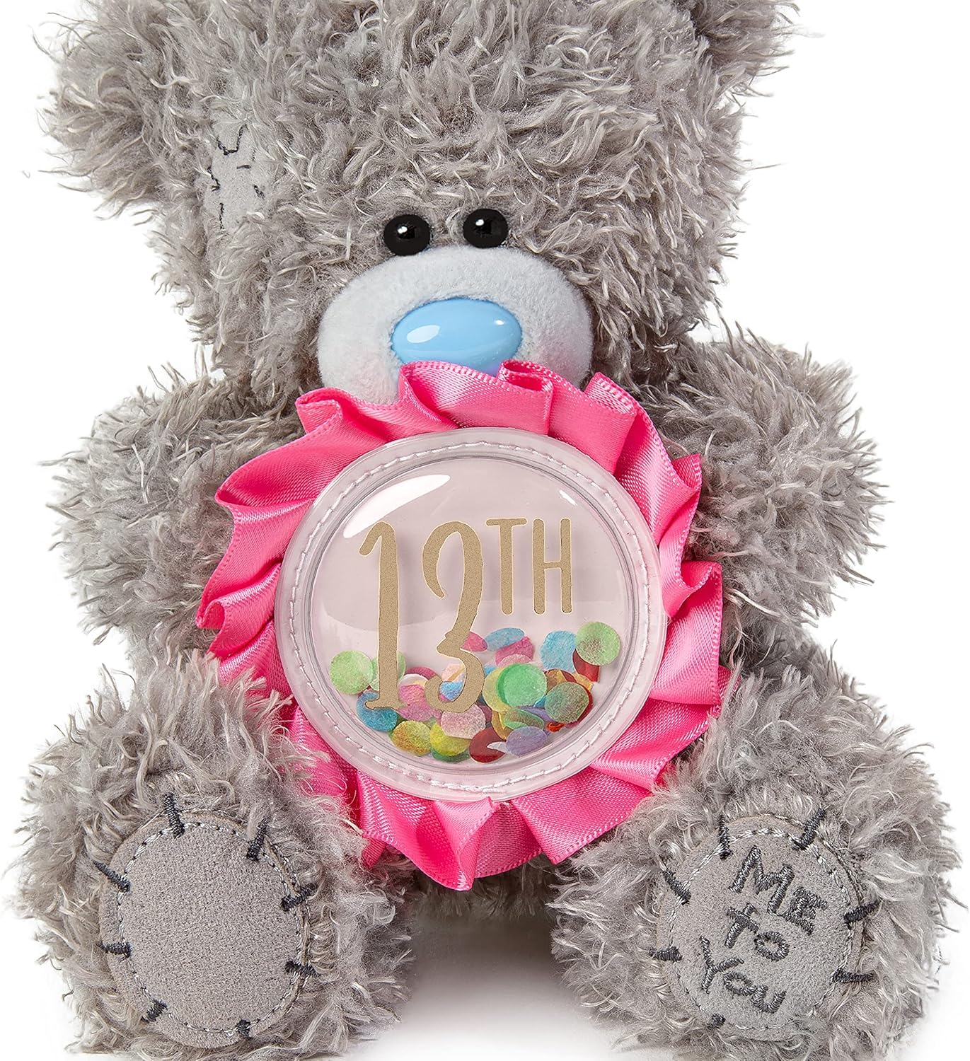 Carte Blanche M7 13th Rosette Plush soft toy with detailed rosette design, made from soft, plush fabric for cuddling.