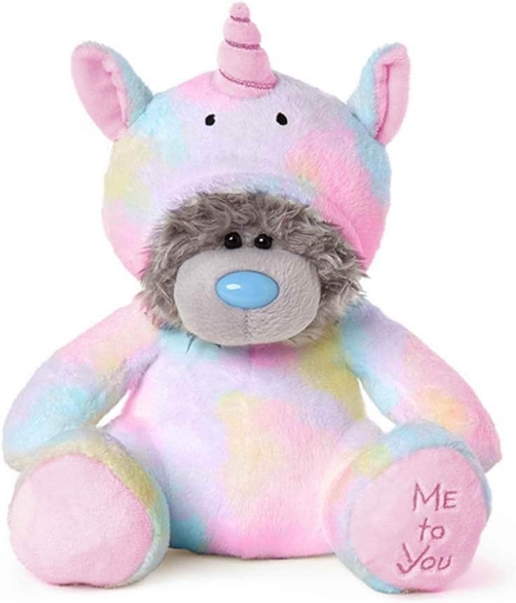 Carte Blanche Me to You Rainbow Unicorn Tatty Teddy soft toy with colorful rainbow mane and cuddly plush body.