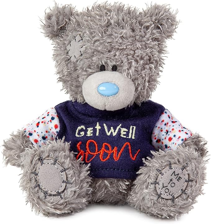 Carte Blanche Get Well Soon Plush Soft Toy, cuddly and comforting for well-wishes, featuring a soft, plush design.