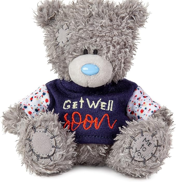 Carte Blanche S4 Get Well Soon plush soft toy, cozy and comforting stuffed animal for well-wishing and cuddling.