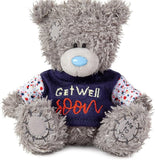 Carte Blanche S4 Get Well Soon plush soft toy, cozy and comforting stuffed animal for well-wishing and cuddling.