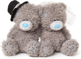 Soft plush bride and groom toys from Carte Blanche S4 x 2 set, featuring detailed wedding attire and gentle facial expressions.