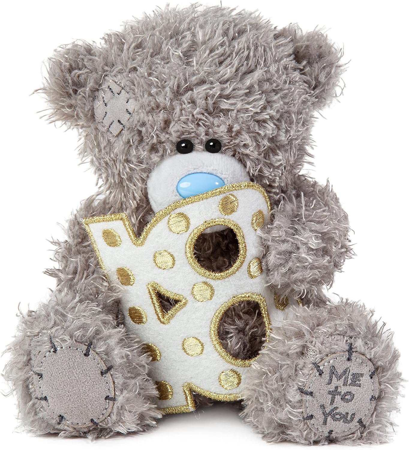 Carte Blanche Tetty Teddy 18th plush soft toy, adorable teddy bear with soft fur and detailed features.
