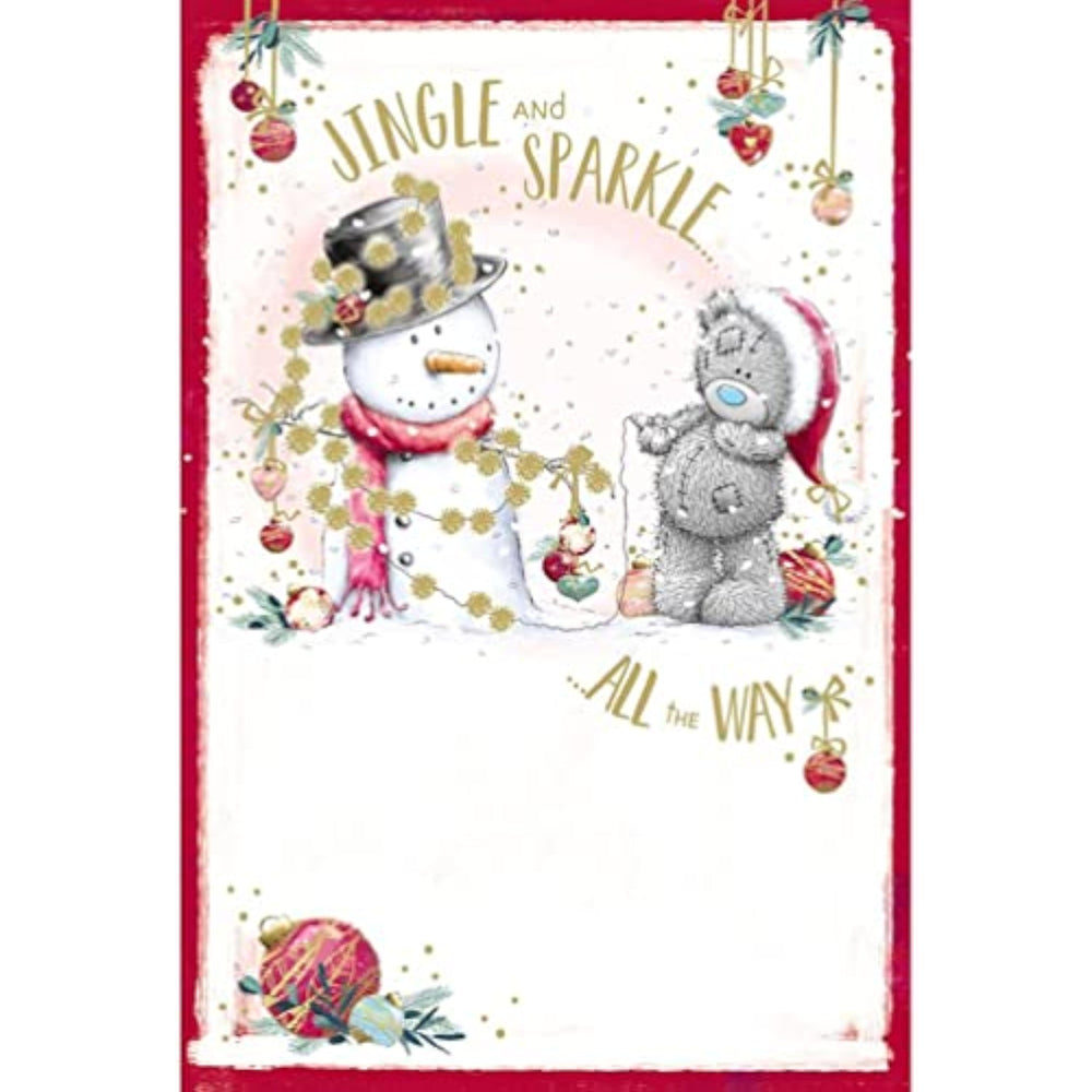 Soft Christmas bear and snowman plush toys by Carte Blanche, festive decor for holiday cheer, featuring adorable, cuddly designs.
