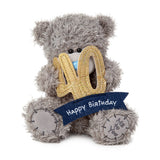 Soft plush toy from Carte Blanche's 40th Birthday Banner collection, featuring colorful fabric and festive design.