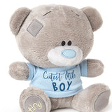 Soft toy of a cute little boy from Carte Blanche's Carte Blanche Cutest Little Boy collection, made of plush material.