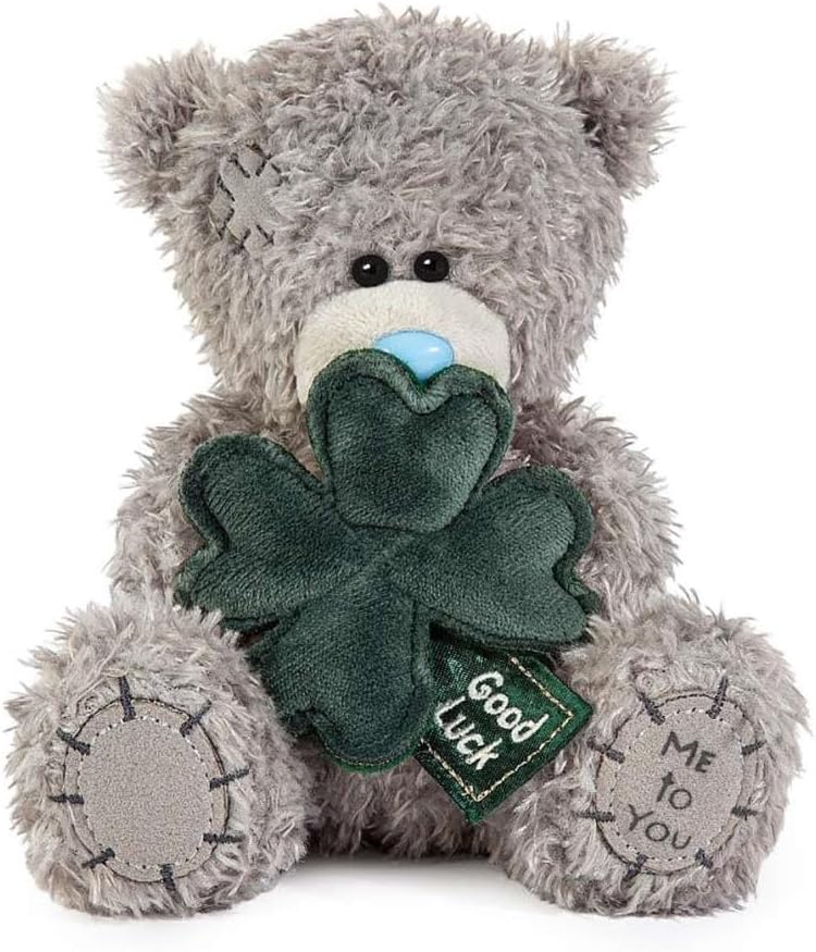 Carte Blanche Tatty Teddy plush toy, 13cm high Good Luck Bear from the official collection, soft and cuddly giftware.