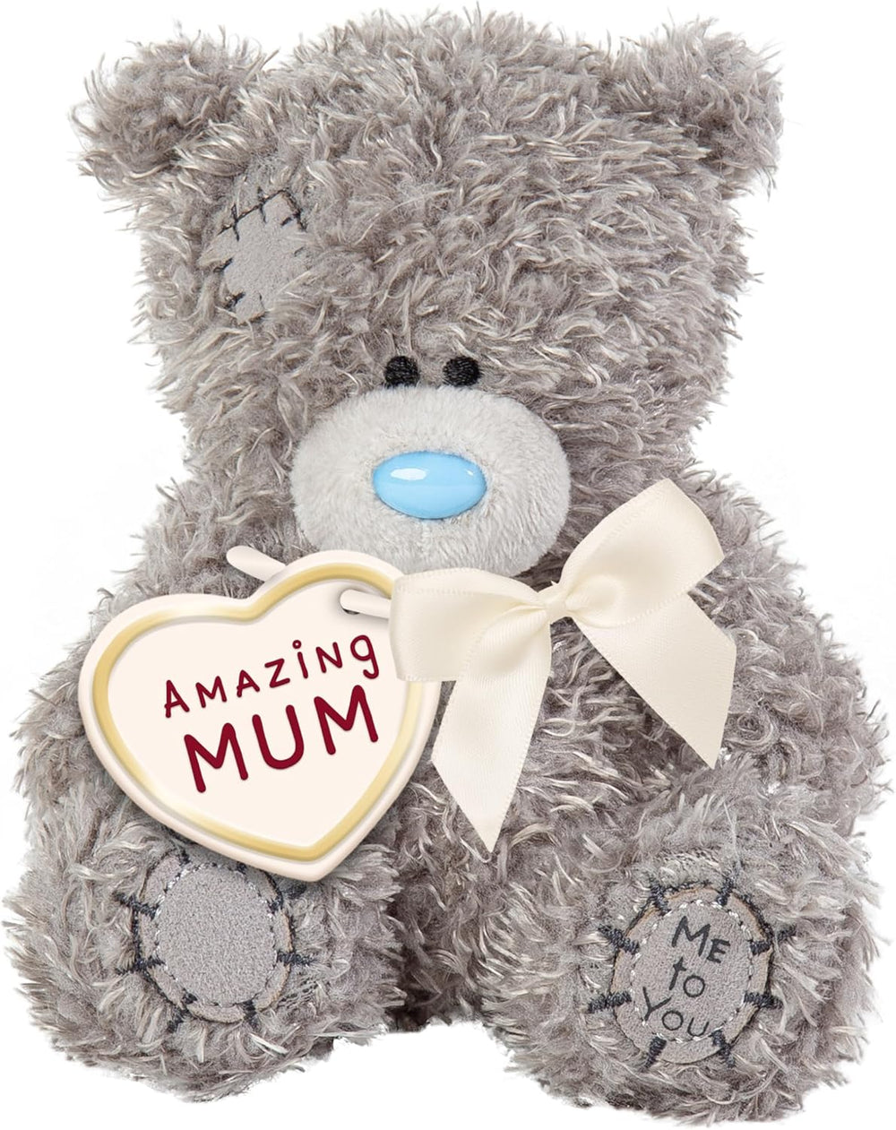 Carte Blanche Me to You Tatty Teddy 'Amazing Mum' 10cm plush bear with embroidered flower from the official collection.