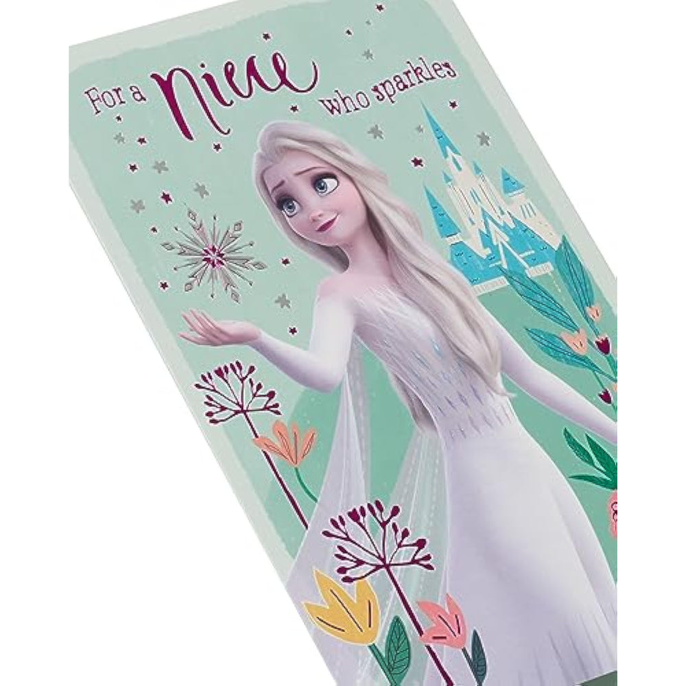 Disney Frozen Elsa Design Niece Birthday Card