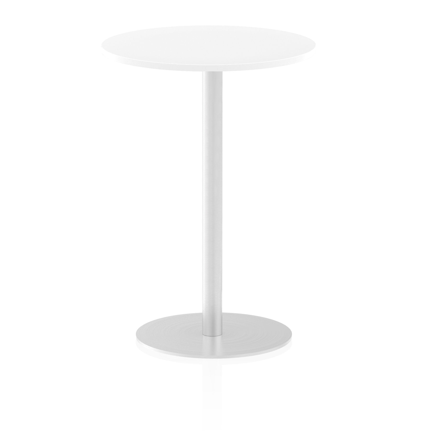 Dynamic Italia 600mm Poseur Round Table White Top 1145mm High Leg ITL0114 DD