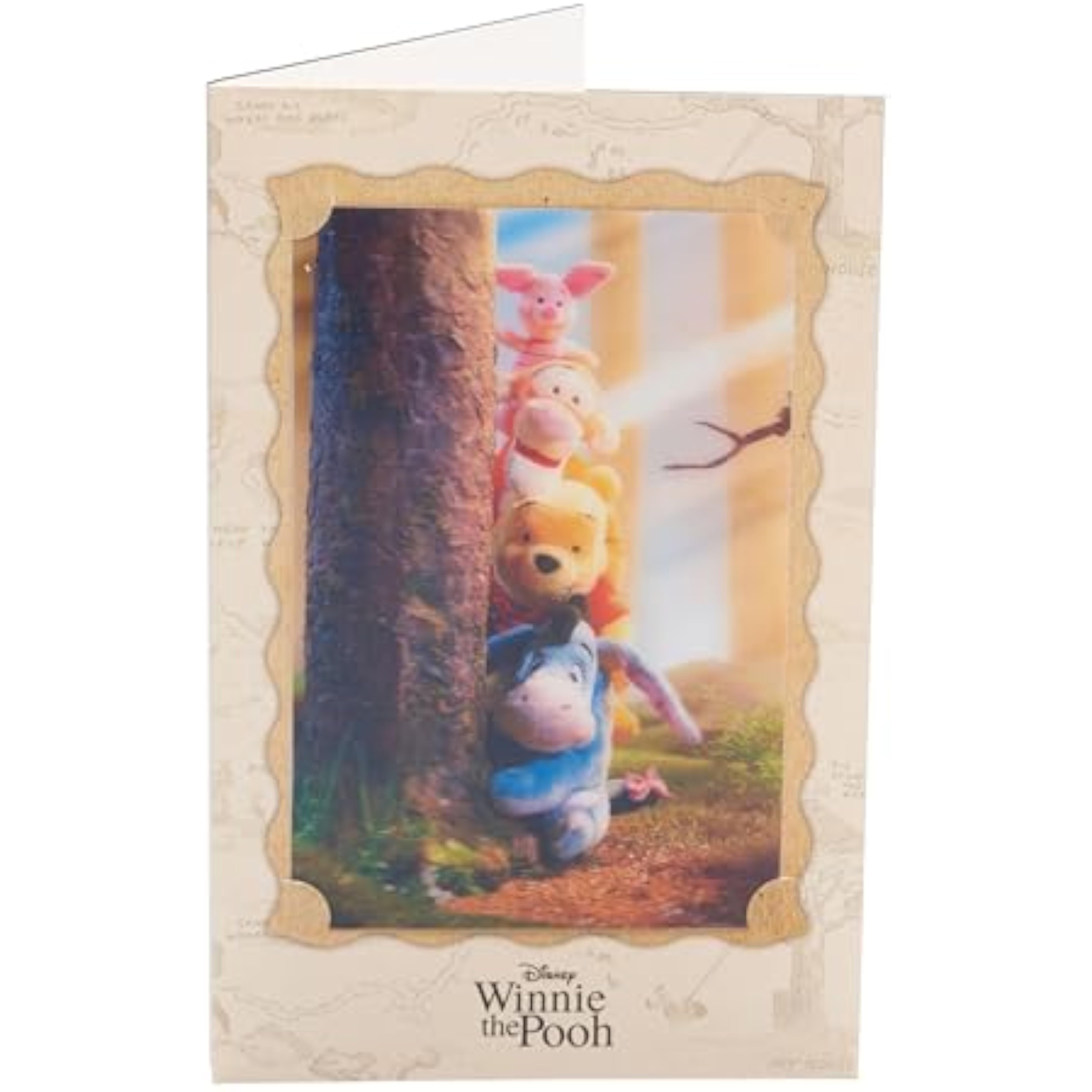 UK Greetings Kids Disney Winnie the Pooh Birthday Card for Boy/Girl - With 3D Keepsake