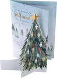 Hallmark Boxed Christmas Card for Girlfriend – Classic Winter Scene with Tree Design