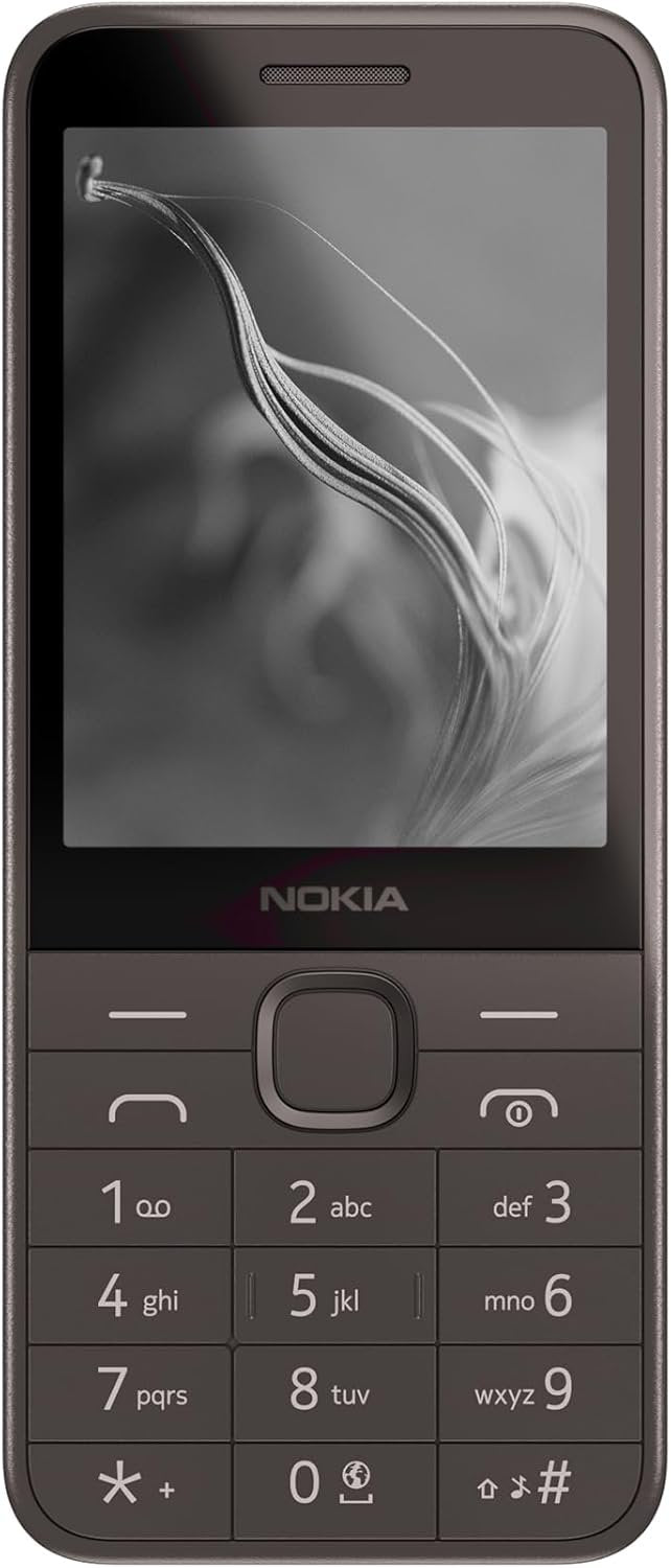 Nokia 235 TA-1614 2.8 Inch 4G Dual SIM 64MB RAM 128MB Storage Black Mobile Phone