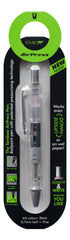 Tombow AirPress Retractable Ballpoint Pen 0.7mm Tip Transparent Barrel Black Ink - BC-AP20