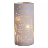 Celebrations Thoughts of You Memorial Tube Light keepsake with engraved 'Grandad' tribute, soft glowing memorial for loved ones.