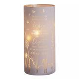 Celebrations Thoughts of You memorial tube light keepsake with a soft glow, designed as a heartfelt tribute for a wife.