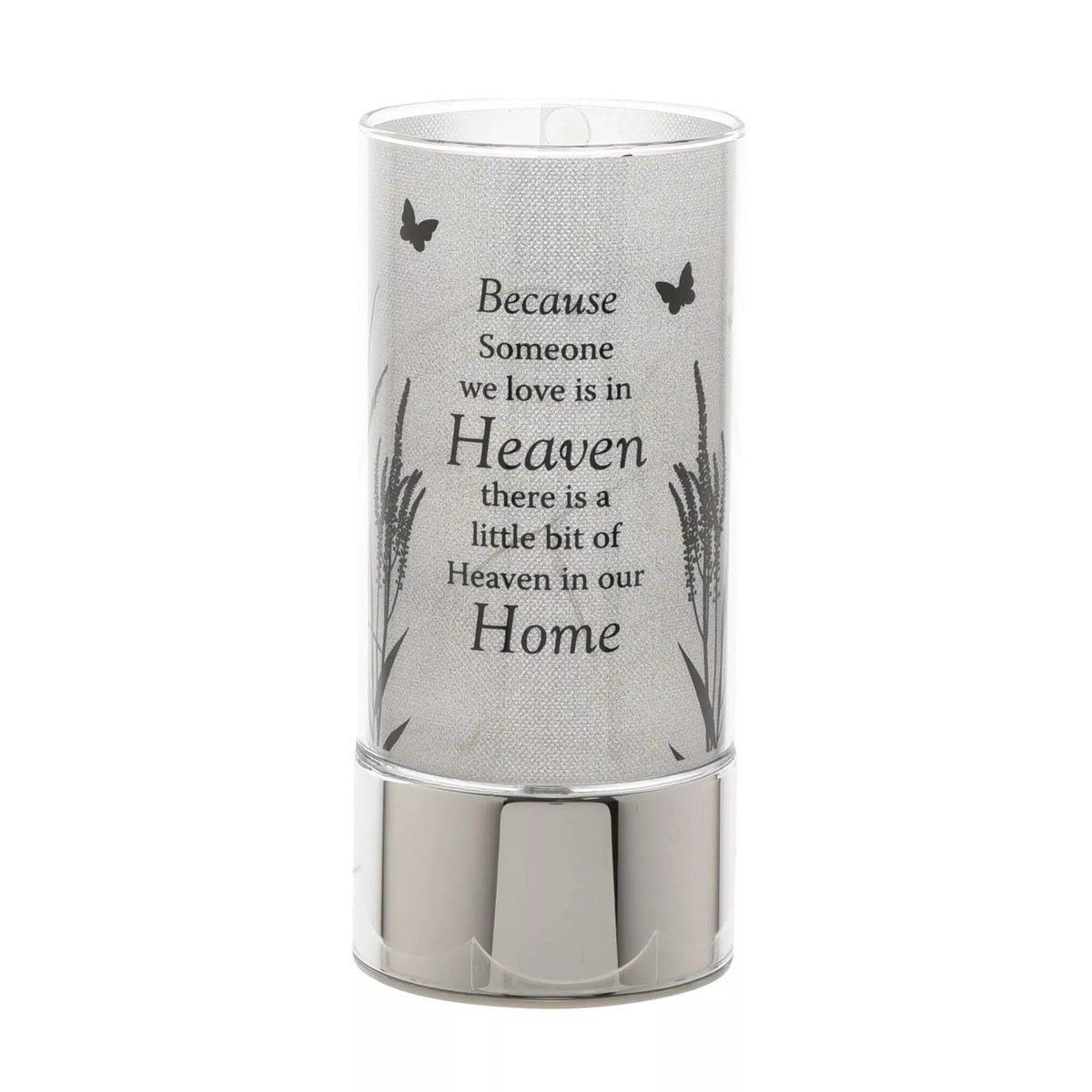 Celebrations Thoughts of You Memorial Tube Light with 'heaven' tribute message, a heartfelt keepsake and decorative light.