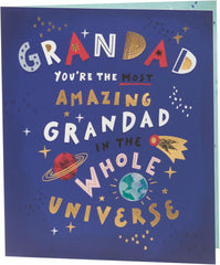 UK Greetings Father's Day Card for Grandad - Sweet Space Design