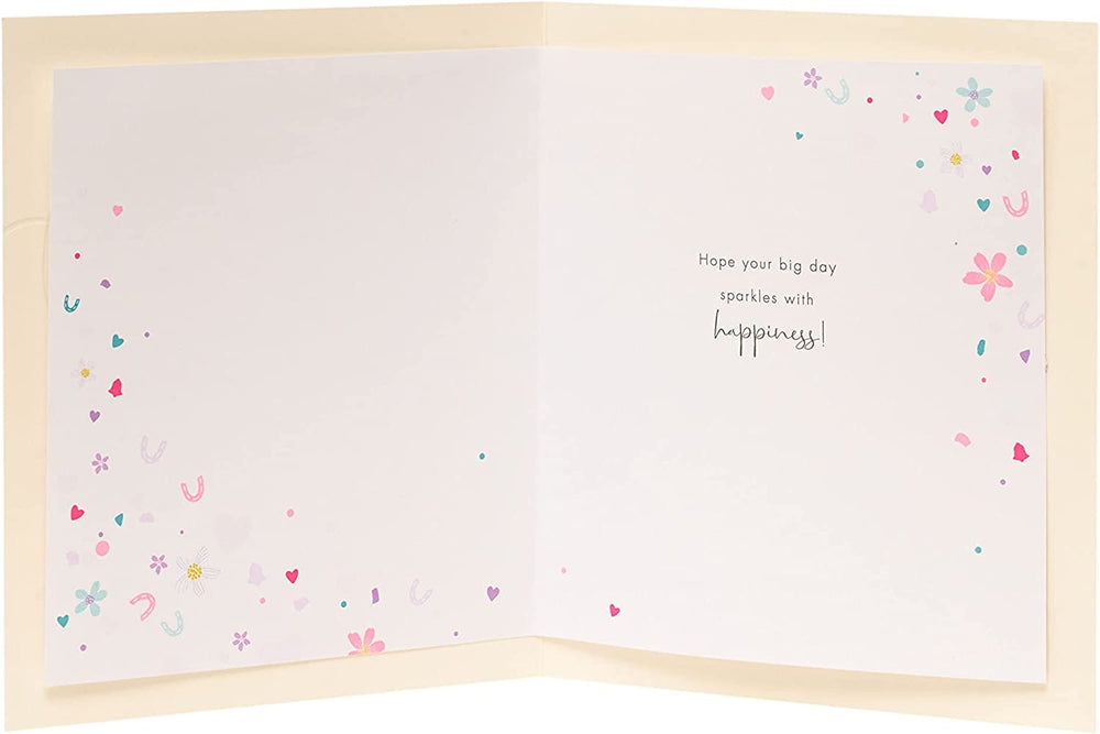 Friend Contemporary Wedding Card