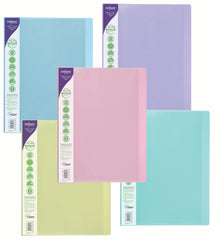 Snopake ReBorn A4 24 Pocket Display Book Pastel PK5 15920