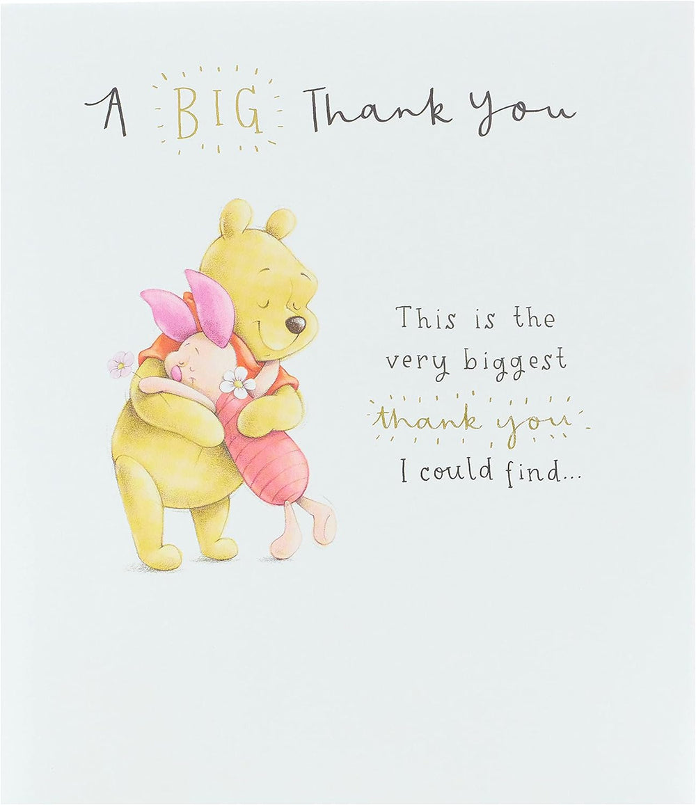 Disney Winnie the Pooh Piglet Thank You Card