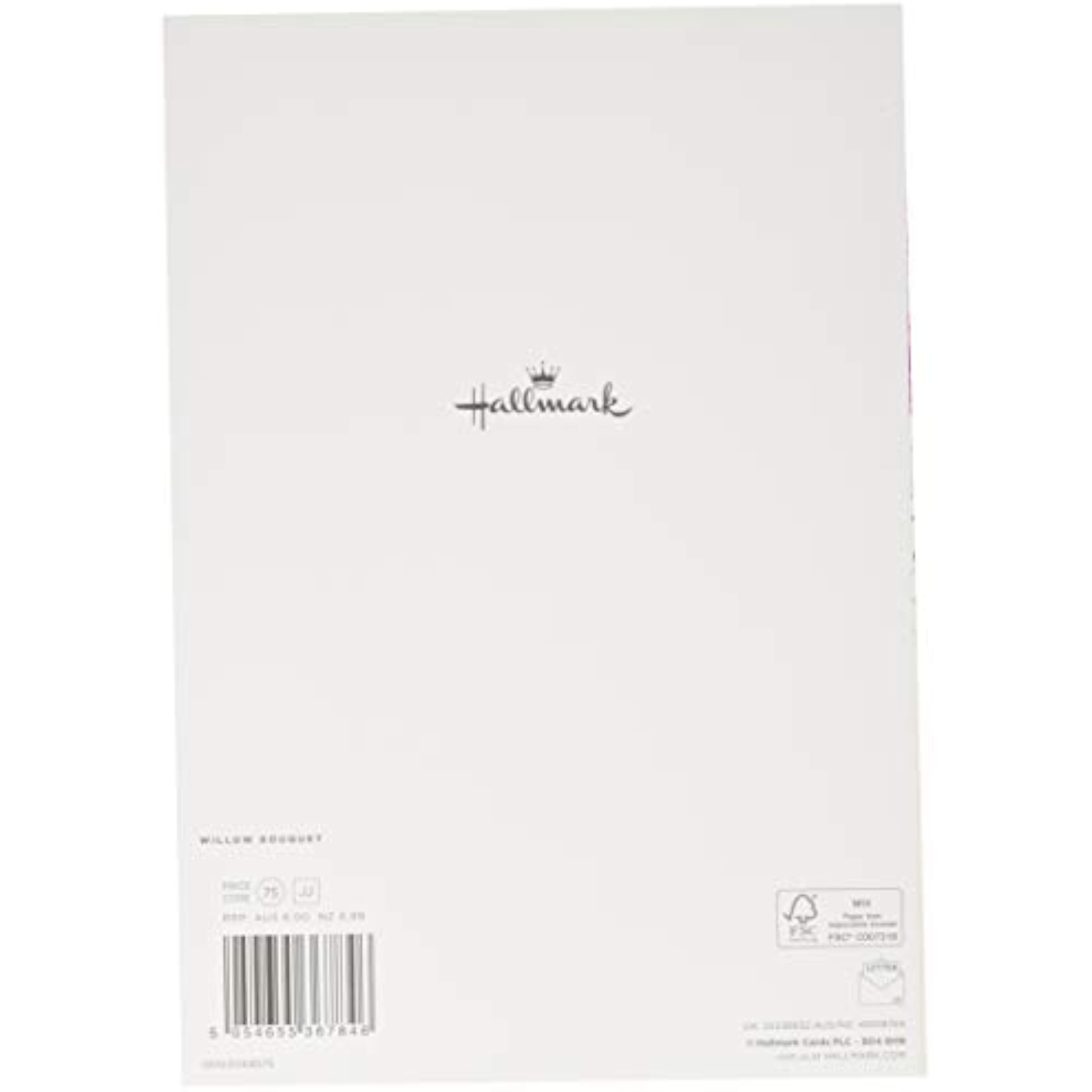 Hallmark 70th Birthday Card - Classic Embossed Floral Design