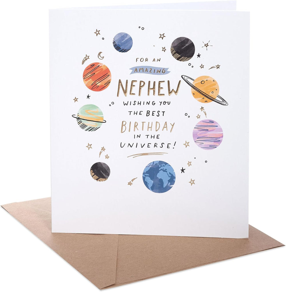 Birthday Card for Nephew – Fun & Bold Greeting for His Special Day
