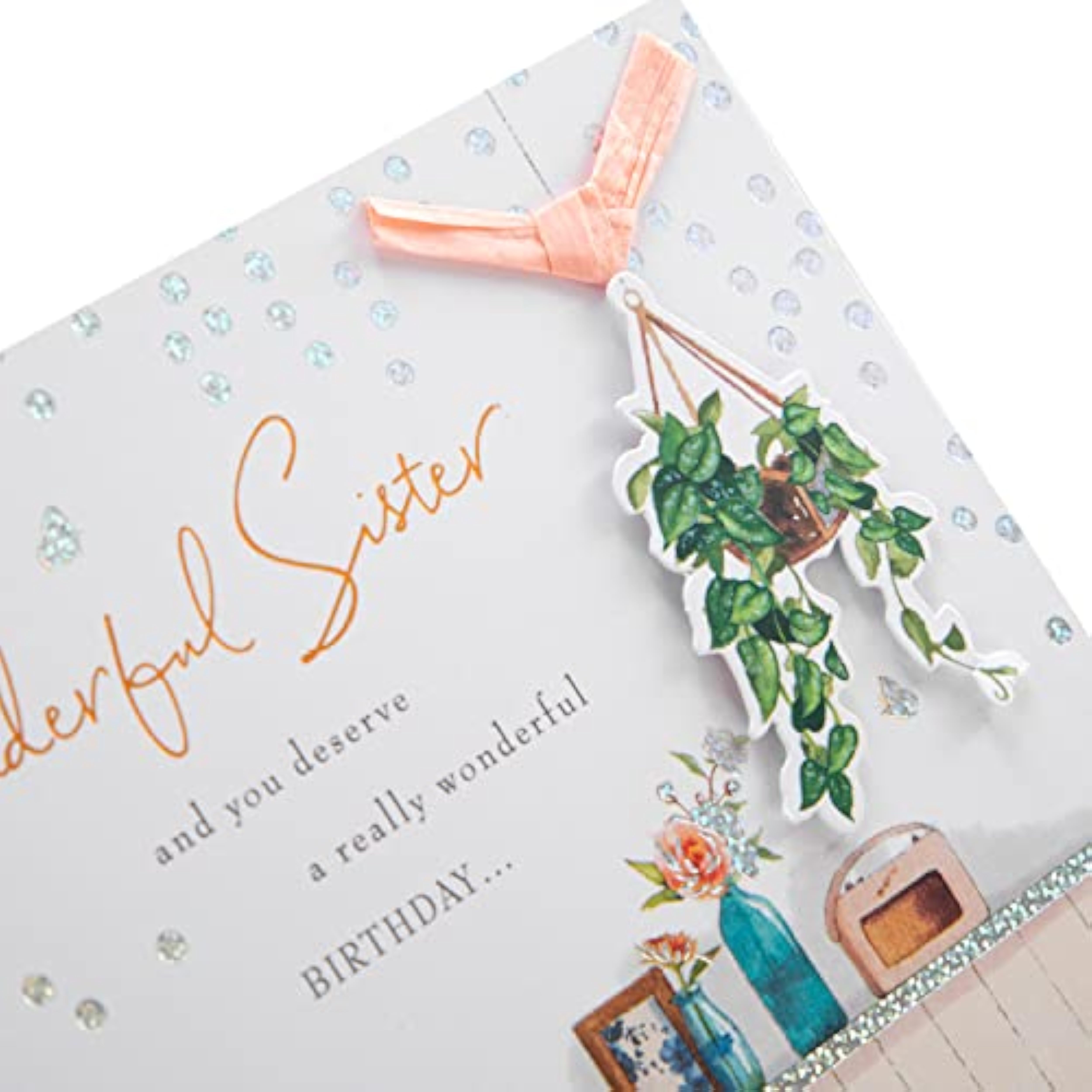 Hallmark Birthday Card Sister - Classic Lucy Cromwell Illustrated Design