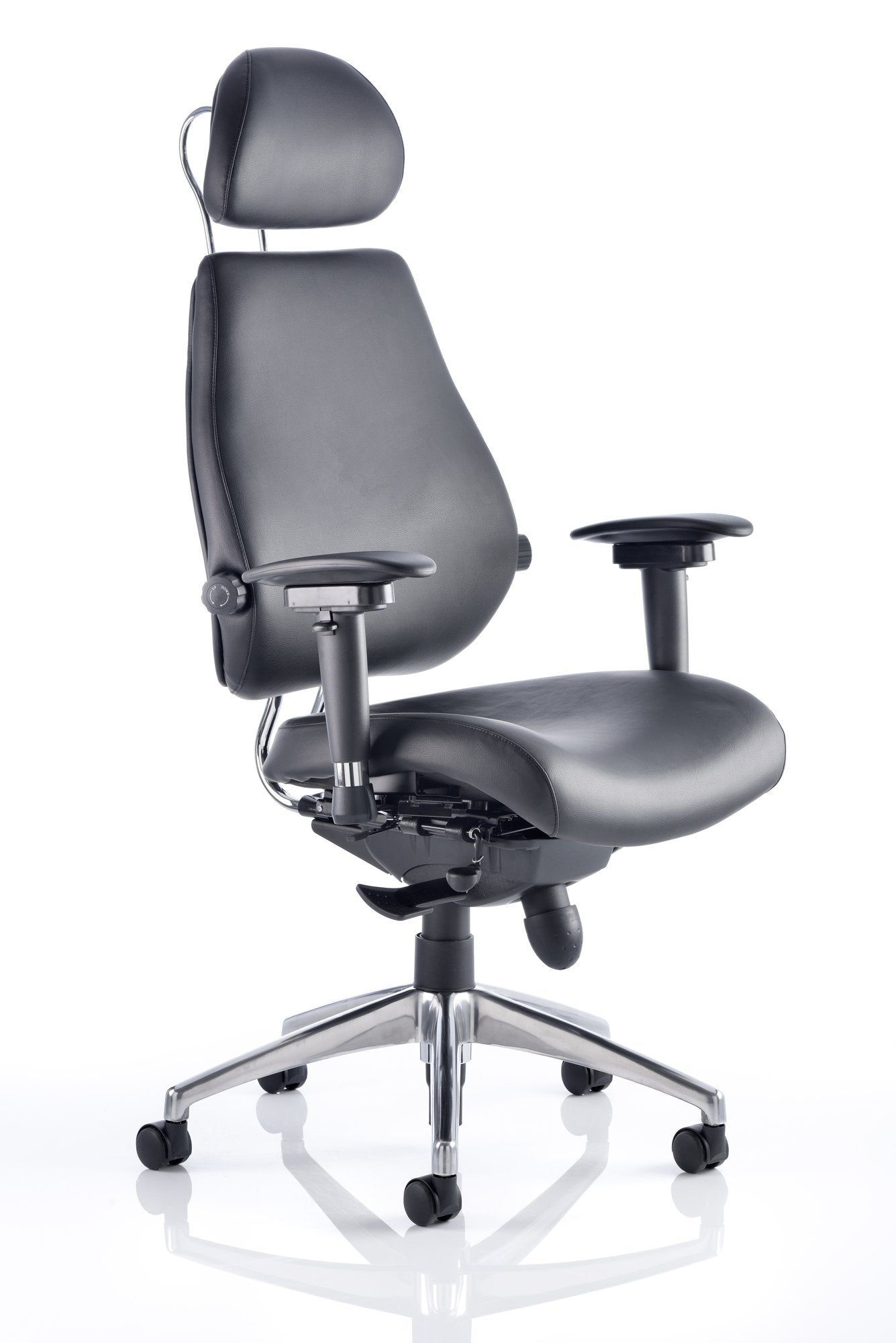 Chiro Plus Ultimate Chair Black Leather PO000013 DD