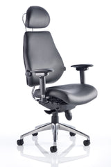 Chiro Plus Ultimate Chair Black Leather PO000013 DD