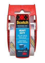 Scotch Packaging Tape Transparent Extra Resistant 48mm x 20m in Hand Dispenser (Pack 1) 7100296013