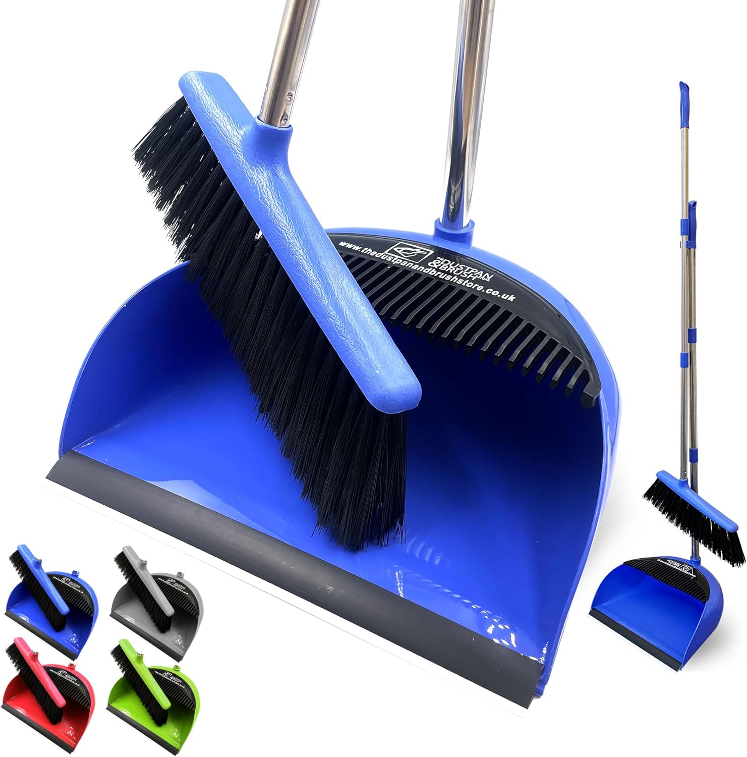 ValueX Dustpan & Soft Brush Set Blue