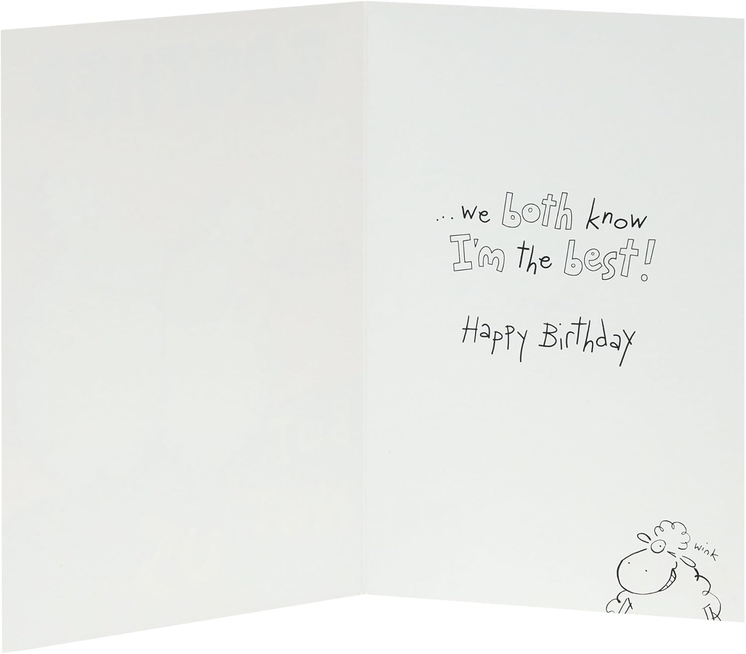 UK Greetings | Birthday Card for Brother | Happy Birthday Gifts | Him, Boys, Men | Funny Sheep Design | With Envelope | 143 x 216 mm