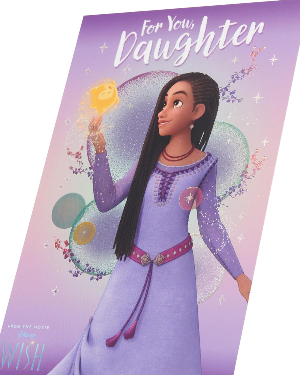 UK Greetings Disney Wish Birthday Card for Daughter - Asha Design