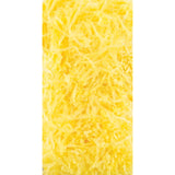 Yellow shredded tissue paper by County, 20g gift wrapping supply, shown in a close-up image for gift wrapping and decoration.
