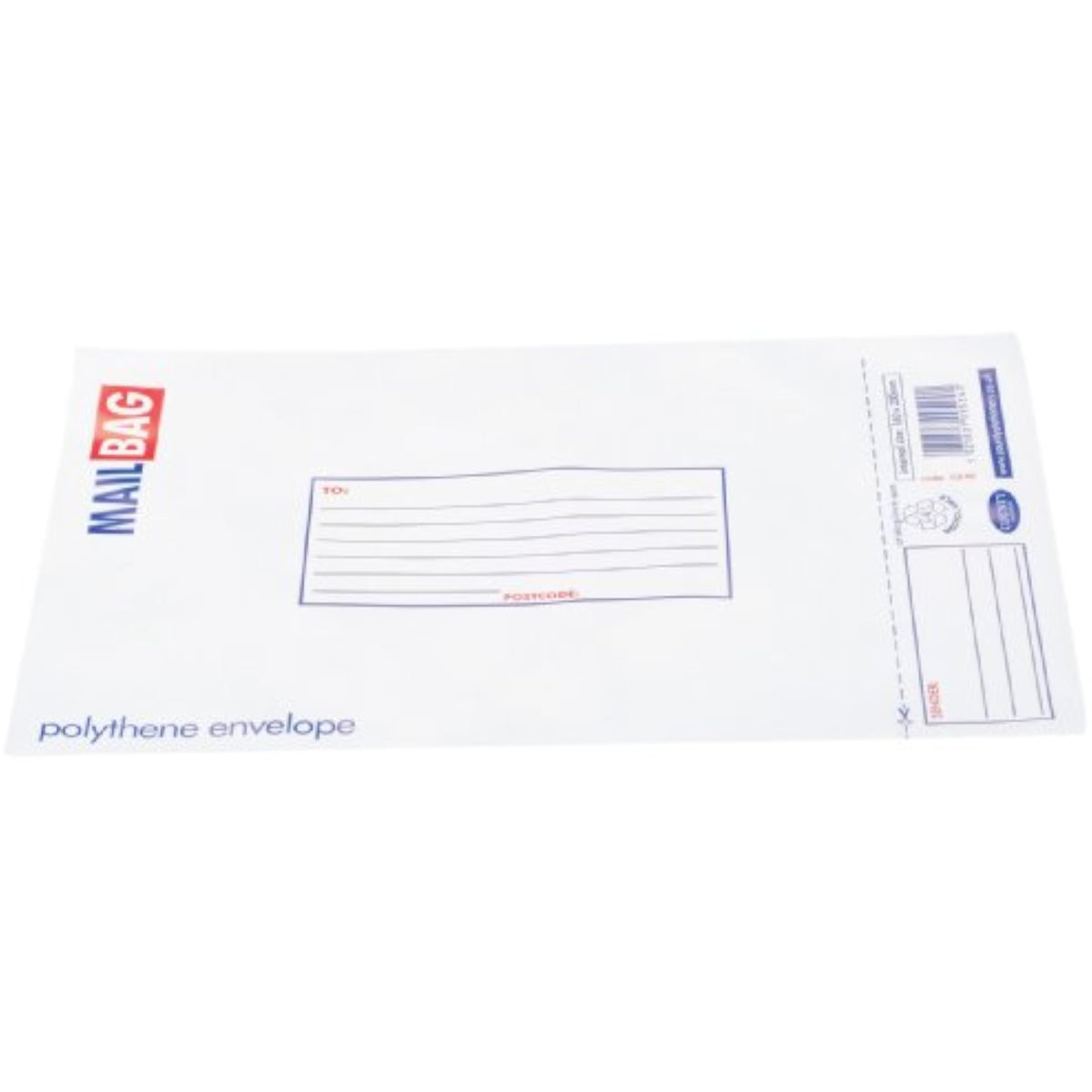 Small County polythene mailing bag, 16x23cm, self-seal postage bag for mailing packaging and postal supplies.