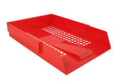 ValueX Essentials Letter Tray Stackable A4/Foolscap Portrait Red - CP043YTRED