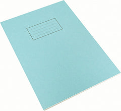 Silvine EX114 - A4 Exercise Book Plain Blue