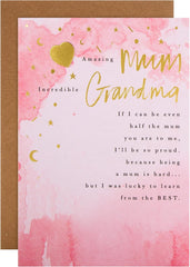 Classic Heartfelt Verse Mother’s Day Card for Mum and Grandma – Sentimental & Beautiful Greeting