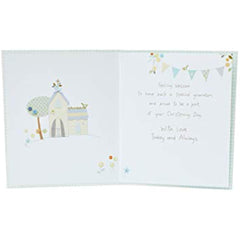 Grandson On Your Christening Day Card