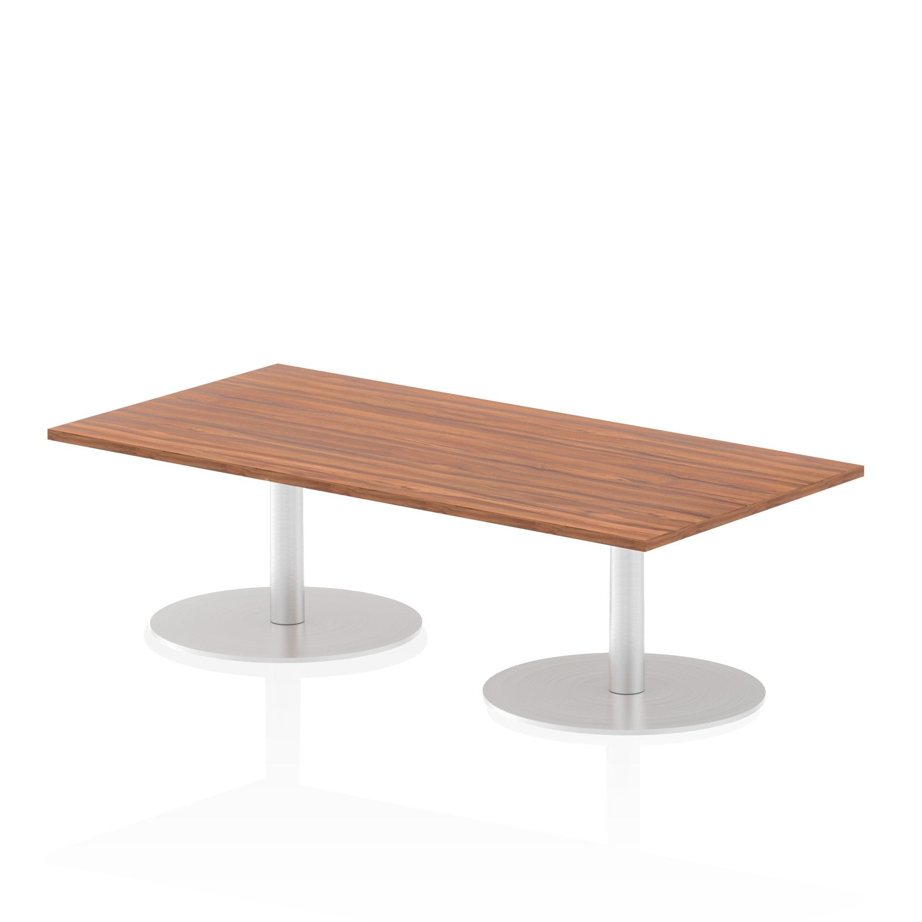 Dynamic Italia 1600 x 800mm Poseur Rectangular Table Walnut Top 475mm High Leg ITL0281 DD