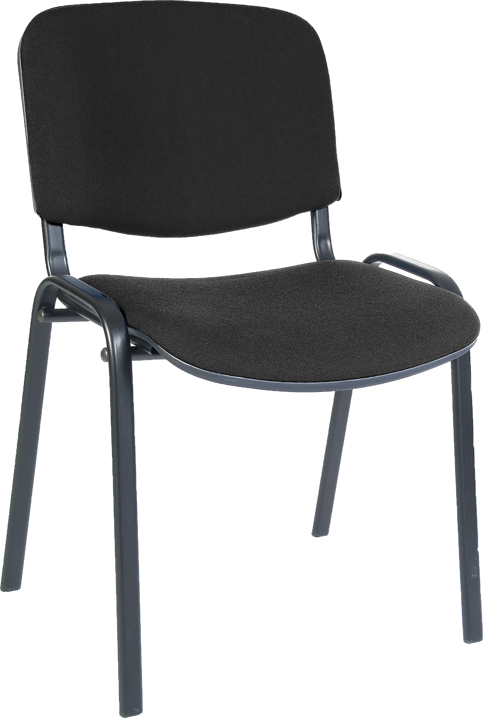 Conference Fabric Stackable Chair Black - 1500BLK DD
