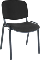Conference Fabric Stackable Chair Black - 1500BLK DD