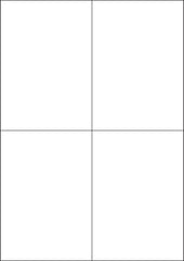 ValueX Multipurpose Label 105x148mm 4 Per A4 Sheet White (Pack 400 Labels) - 15327SM