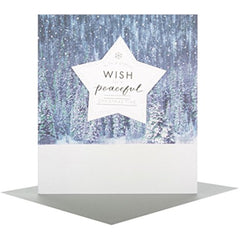 Special Peaceful Christmas Greeting Card with Elegant Festive Design and Heartfelt Wishes