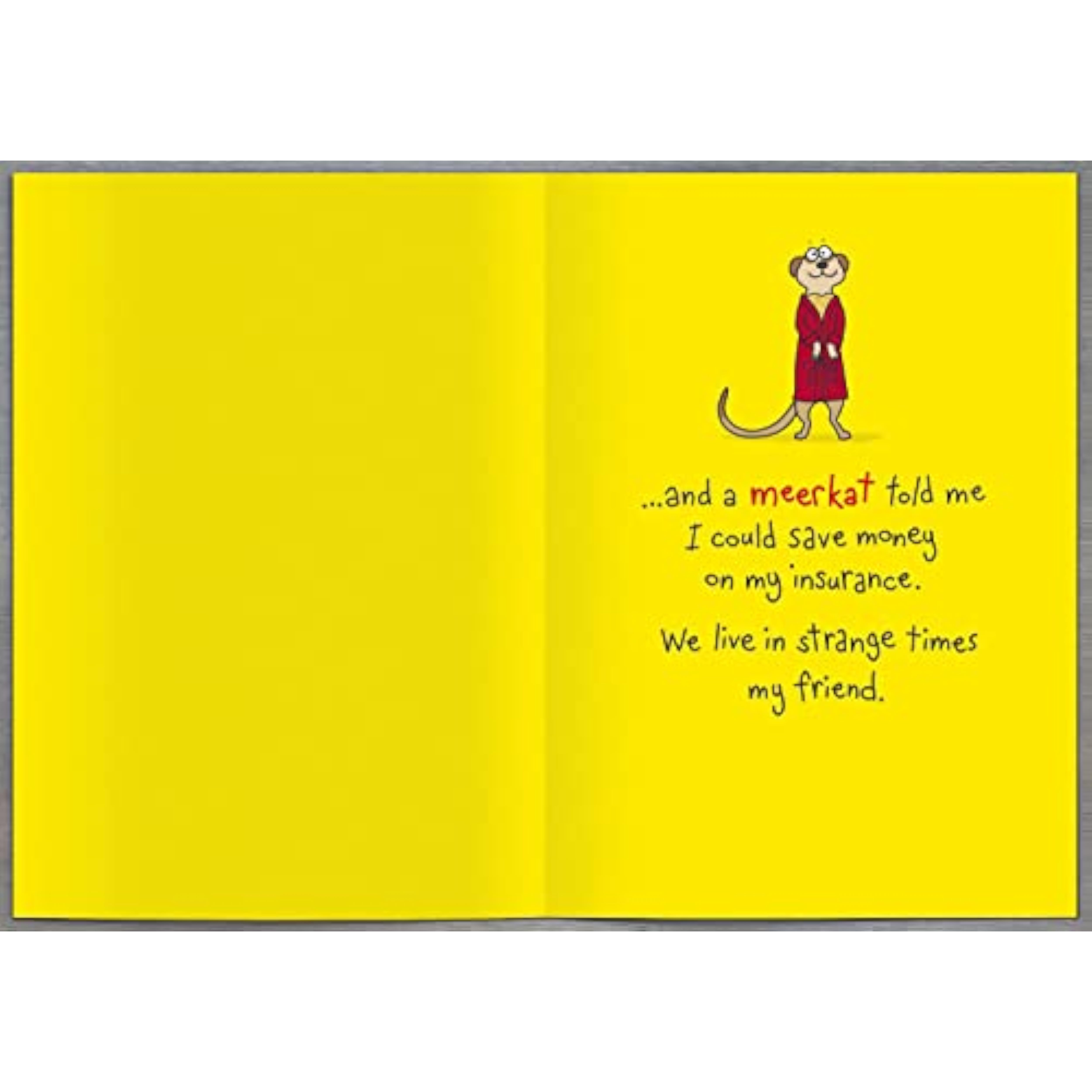 UKG Open Birthday Card - A Little Birdie Told Me... - Humour Funny - For Him/Her