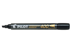 Pilot 400 Permanent Marker Chisel Tip 4mm Line Black (Pack 15 + 5 Free) - 3131910504061