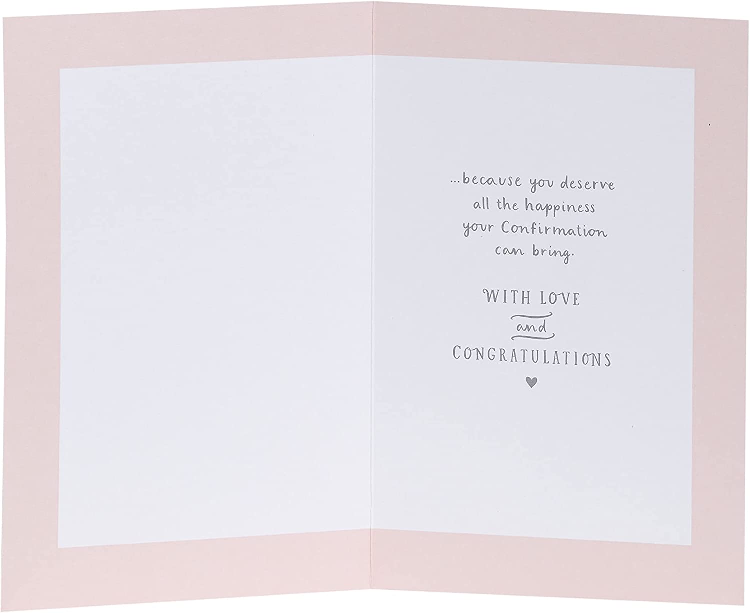 Confirmation Religious Holy Card with Joys and Blessings For Girls