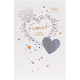 Birthday Card For Fiance Cute Design With Heart and Stars